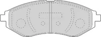 Комплект тормозных колодок, дисковый тормоз DURON купить