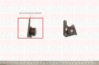 Паразитный / Ведущий ролик, зубчатый ремень FAI AutoParts купить