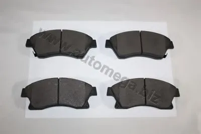Комплект тормозных колодок, дисковый тормоз AutoMega Premium AUTOMEGA купить