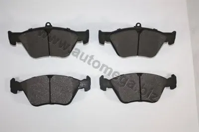 Комплект тормозных колодок, дисковый тормоз AutoMega Premium AUTOMEGA купить