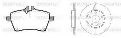 Комплект тормозов, дисковый тормозной механизм WOKING купить