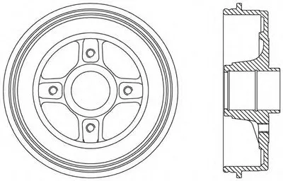 Тормозной барабан ADVANCE OPEN PARTS купить