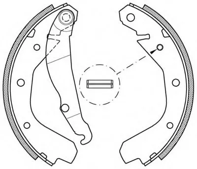 Комплект тормозных колодок ADVANCE OPEN PARTS купить