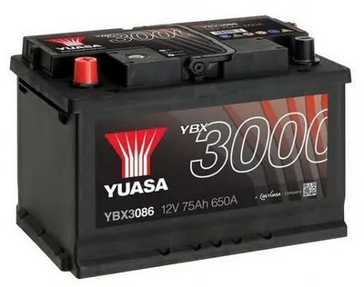 Стартерная аккумуляторная батарея YBX3000 SMF Batteries YUASA купить