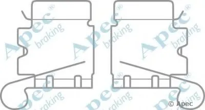 Комплектующие, тормозные колодки APEC braking купить