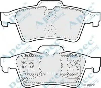 Комплект тормозных колодок, дисковый тормоз APEC braking купить