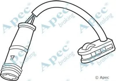 Указатель износа, накладка тормозной колодки APEC braking купить