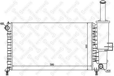 Радиатор, охлаждение двигателя STELLOX купить