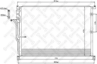 Конденсатор, кондиционер STELLOX купить