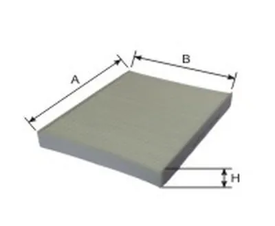 Фильтр, воздух во внутренном пространстве Cabin filter (Standart) for VAG GOODWILL купить