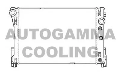 Радиатор, охлаждение двигателя AUTOGAMMA купить
