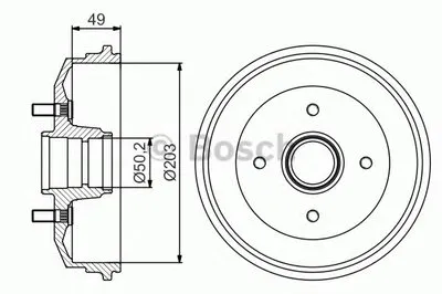 Тормозной барабан BOSCH купить