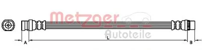 Тормозной шланг METZGER купить