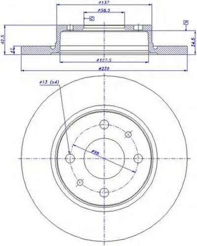 Тормозной диск CAR купить