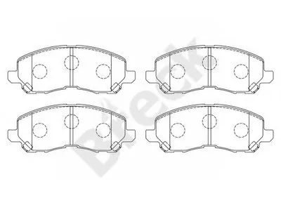 Комплект тормозных колодок, дисковый тормоз BRECK купить