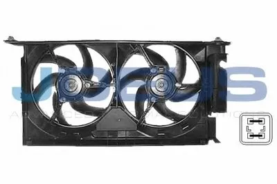 Вентилятор, охлаждение двигателя JDEUS купить