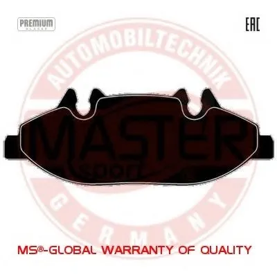 Комплект тормозных колодок, дисковый тормоз Anti-Noise MASTER-SPORT купить