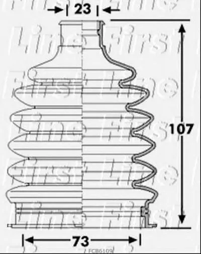 Пыльник, приводной вал FIRST LINE купить