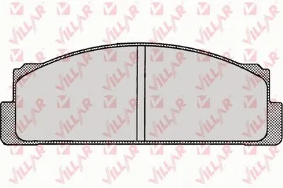 Комплект тормозных колодок, дисковый тормоз VILLAR купить