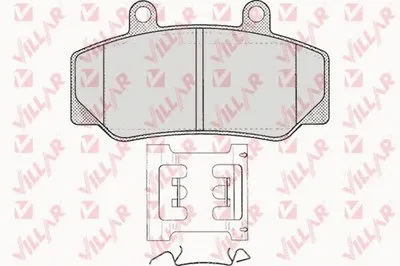Комплект тормозных колодок, дисковый тормоз VILLAR купить
