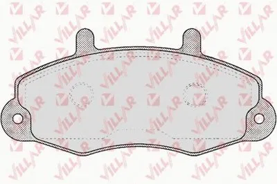 Комплект тормозных колодок, дисковый тормоз VILLAR купить