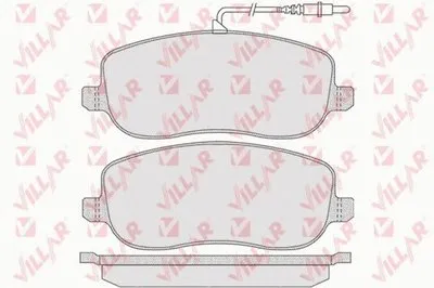 Комплект тормозных колодок, дисковый тормоз VILLAR купить