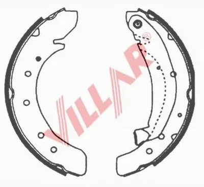 Комплект тормозных колодок VILLAR купить