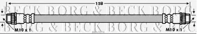 Тормозной шланг BORG & BECK купить
