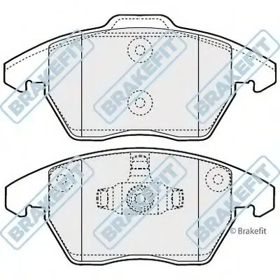 Комплект тормозных колодок, дисковый тормоз Brake Fit APEC braking купить