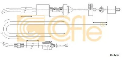 Тросик сцепления COFLE купить