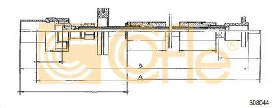 Тросик спидометра COFLE купить