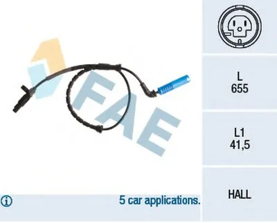 Датчик, частота вращения колеса FAE купить