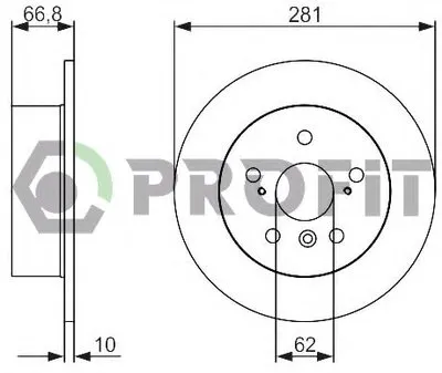 Тормозной диск PROFIT купить