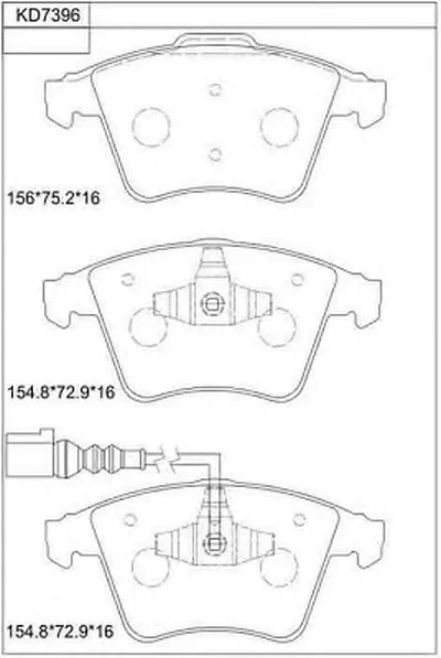 Комплект тормозных колодок, дисковый тормоз ASIMCO купить