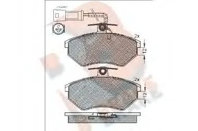 Комплект тормозных колодок, дисковый тормоз R BRAKE купить