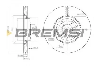 Тормозной диск BREMSI купить