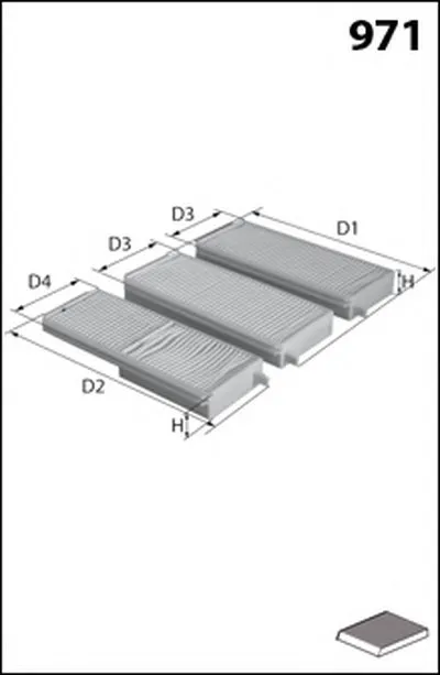 Фильтр, воздух во внутренном пространстве LUCAS FILTERS купить
