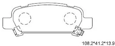 Комплект тормозных колодок, дисковый тормоз ASIMCO купить