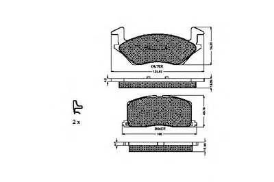 Комплект тормозных колодок, дисковый тормоз SPIDAN купить