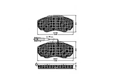 Комплект тормозных колодок, дисковый тормоз SPIDAN купить