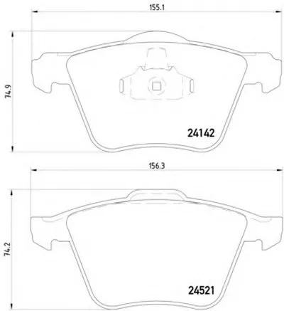 Комплект тормозных колодок, дисковый тормоз HELLA купить