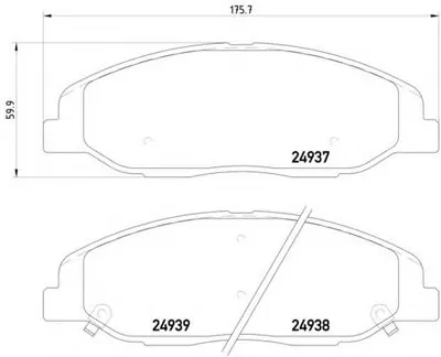 Комплект тормозных колодок, дисковый тормоз HELLA купить