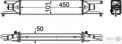 Интеркулер BEHR HELLA SERVICE HELLA купить