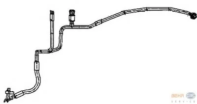 Трубопровод высокого давления, кондиционер BEHR HELLA SERVICE HELLA купить