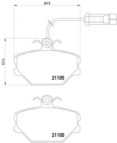 Комплект тормозных колодок, дисковый тормоз HELLA PAGID купить
