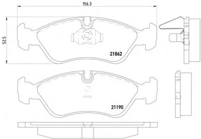 Комплект тормозных колодок, дисковый тормоз HELLA PAGID купить