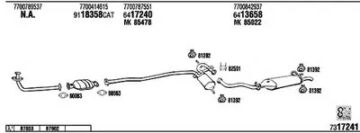 Система выпуска ОГ WALKER купить