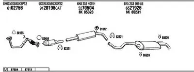 Система выпуска ОГ WALKER купить