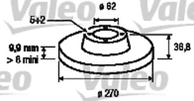 Тормозной диск VALEO купить