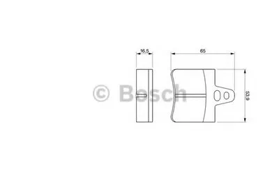 Комплект тормозных колодок, дисковый тормоз BOSCH купить